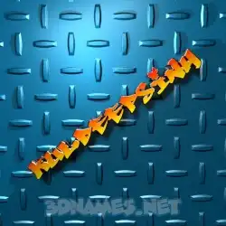 kuldeepsinh in Grid Style style - 3D name wallpaper