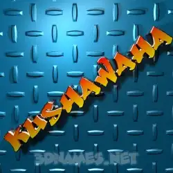 kushawaha in Grid Style style - 3D name wallpaper
