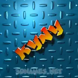 kyny in Grid Style style - 3D name wallpaper