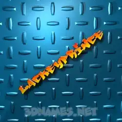 lackeyprince in Grid Style style - 3D name wallpaper