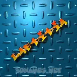 laetitia in Grid Style style - 3D name wallpaper