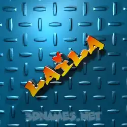 laila in Grid Style style - 3D name wallpaper