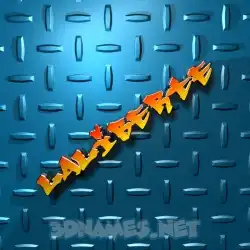 laliberte in Grid Style style - 3D name wallpaper