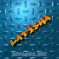 latisha in Grid Style style - 3D name wallpaper