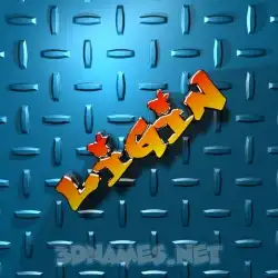 ligin in Grid Style style - 3D name wallpaper