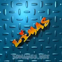 limas in Grid Style style - 3D name wallpaper