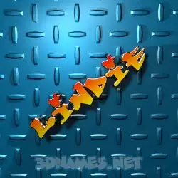 lindie in Grid Style style - 3D name wallpaper