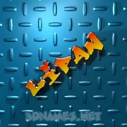 lipan in Grid Style style - 3D name wallpaper