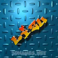 lizu in Grid Style style - 3D name wallpaper