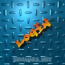 login in Grid Style style - 3D name wallpaper