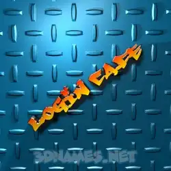 login cafe in Grid Style style - 3D name wallpaper