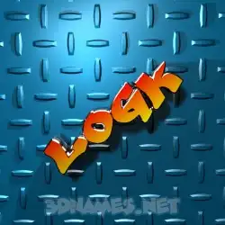 logk in Grid Style style - 3D name wallpaper