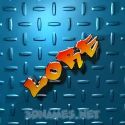 lore in Grid Style style - 3D name wallpaper
