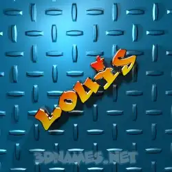 louis in Grid Style style - 3D name wallpaper