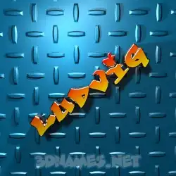 ludvig in Grid Style style - 3D name wallpaper