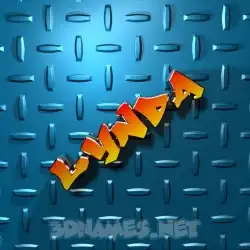 lynda in Grid Style style - 3D name wallpaper