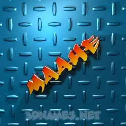 maahe in Grid Style style - 3D name wallpaper