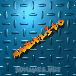 manuelito in Grid Style style - 3D name wallpaper