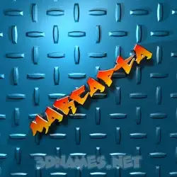 marcapta in Grid Style style - 3D name wallpaper