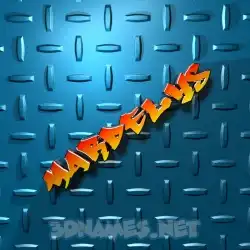 mardelys in Grid Style style - 3D name wallpaper