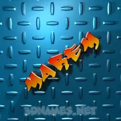 marem in Grid Style style - 3D name wallpaper