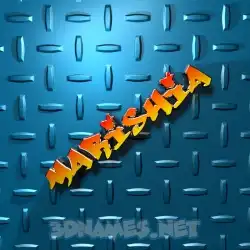 marishia in Grid Style style - 3D name wallpaper