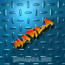 marla in Grid Style style - 3D name wallpaper
