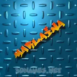 marlaina in Grid Style style - 3D name wallpaper