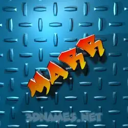 marr in Grid Style style - 3D name wallpaper