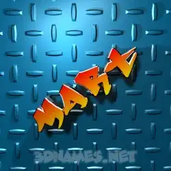 mart in Grid Style style - 3D name wallpaper