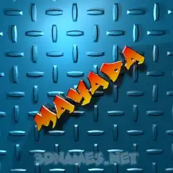 mayada in Grid Style style - 3D name wallpaper