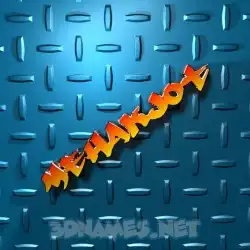 mehakjot in Grid Style style - 3D name wallpaper