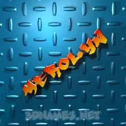 merolyn in Grid Style style - 3D name wallpaper