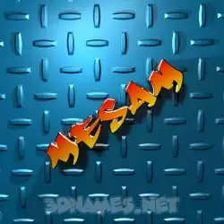 mesam in Grid Style style - 3D name wallpaper