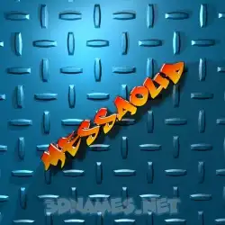 messaoud in Grid Style style - 3D name wallpaper