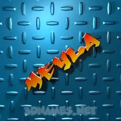 meyla in Grid Style style - 3D name wallpaper