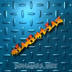 mianimtiaz in Grid Style style - 3D name wallpaper