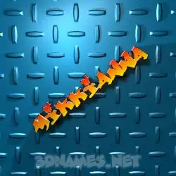 mikkianna in Grid Style style - 3D name wallpaper