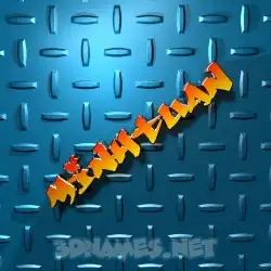 minhtuan in Grid Style style - 3D name wallpaper