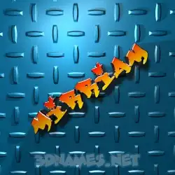mirriam in Grid Style style - 3D name wallpaper
