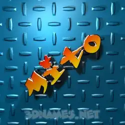 mito in Grid Style style - 3D name wallpaper