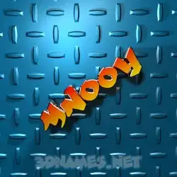 mnooy in Grid Style style - 3D name wallpaper