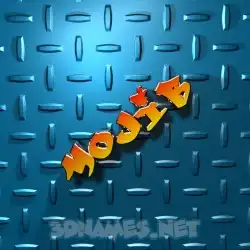 mojib in Grid Style style - 3D name wallpaper