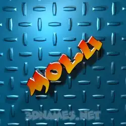 molu in Grid Style style - 3D name wallpaper
