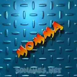 momma in Grid Style style - 3D name wallpaper