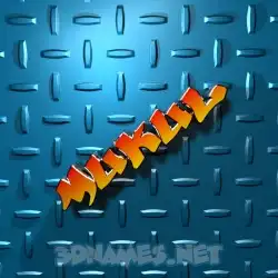 mukul in Grid Style style - 3D name wallpaper