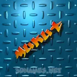 mukut in Grid Style style - 3D name wallpaper