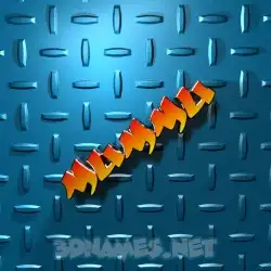 mummu in Grid Style style - 3D name wallpaper