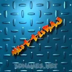 mutturaj in Grid Style style - 3D name wallpaper