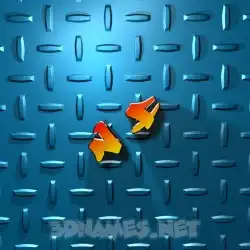 n f in Grid Style style - 3D name wallpaper